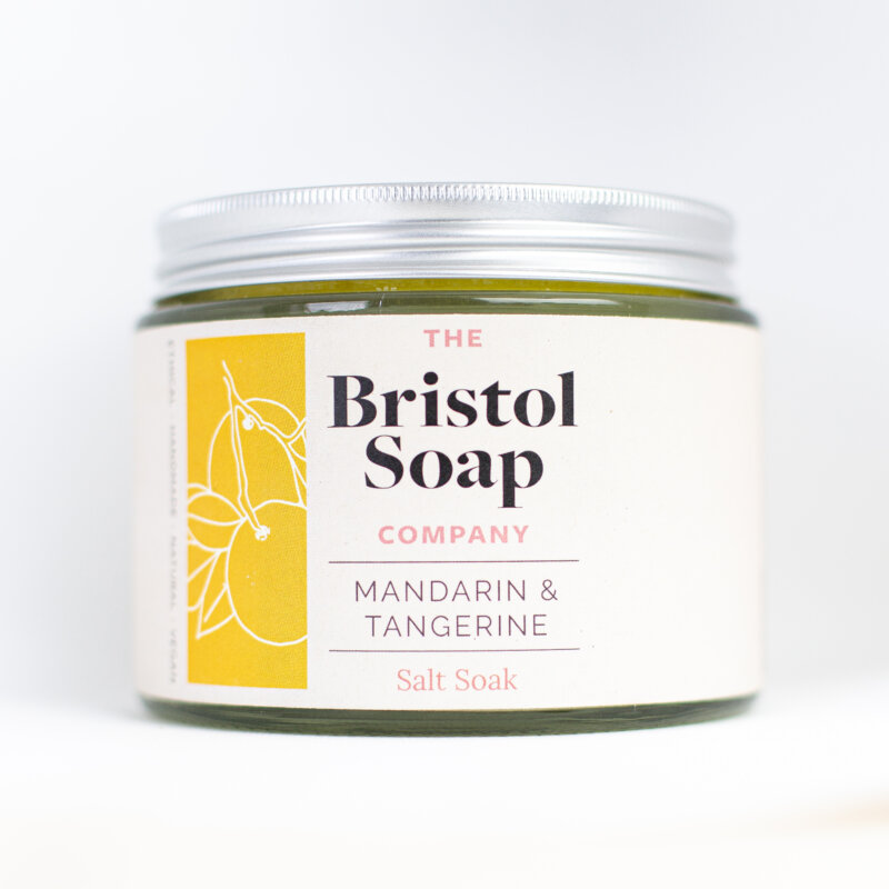 Mandarin and Tangerine Salt Soak (225g) by The Bristol Soap Company