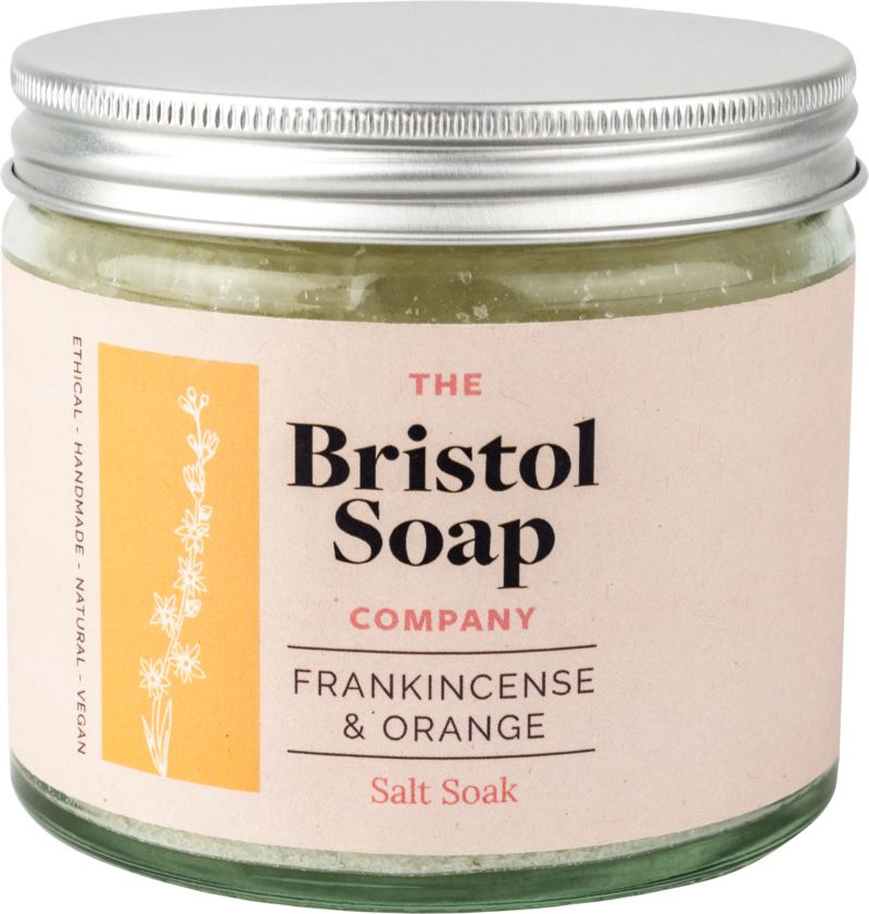 Frankincense and Orange Salt Soak 225g by The Bristol Soap Company